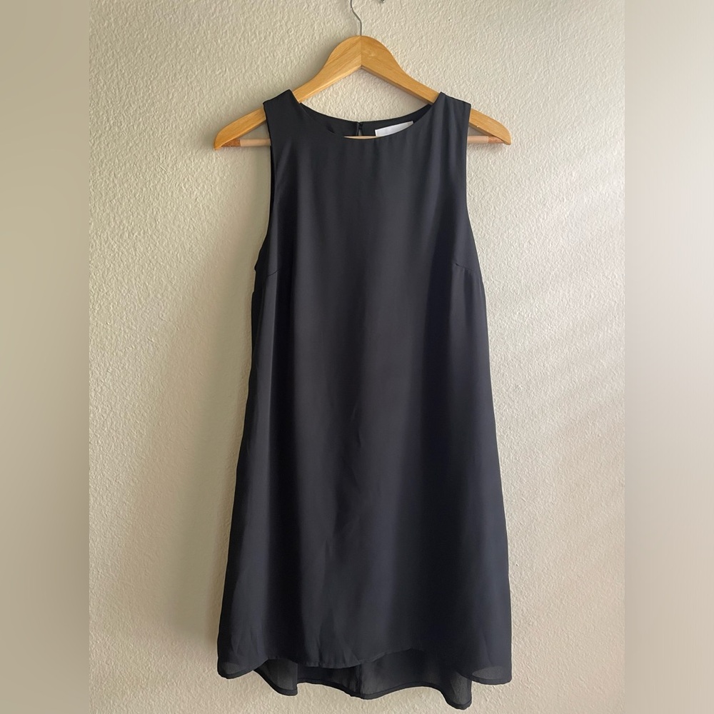 Nordstrom Rack Black Sleeveless Shift Dress